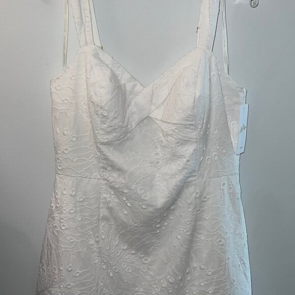 NWT! Lilly Pulitzer $218 Rocko Eyelet Romper-Size 10-White -SOLD OUT! - Picture 4 of 6
